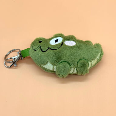 Chunky Gator plush bag charm